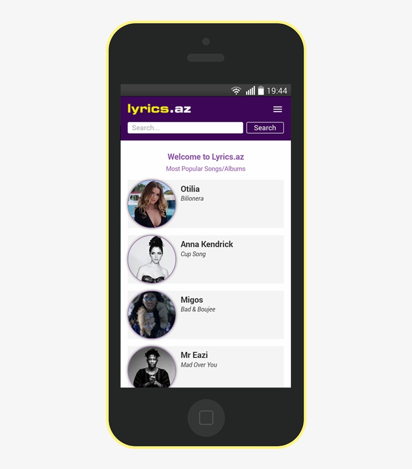 A To Z Lyrics For Android - Lyrics, transparent png