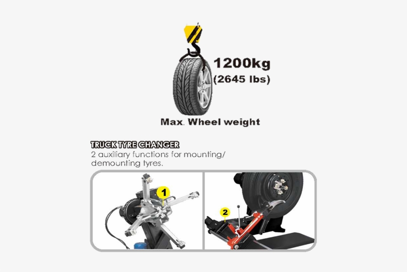 Truck Tire Changer U 296 Tire Changers, Touchless Tire - Hankook Ventus V12 Evo K110 Tyres 205/50zr15 86w Tl, transparent png