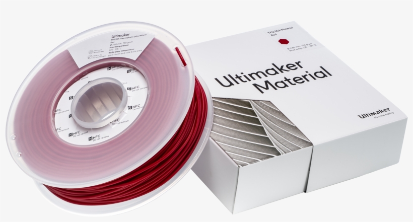 Ultimaker Tpu Red - Filament Ultimaker Tpu - M0369 Red 750 - 215194, transparent png