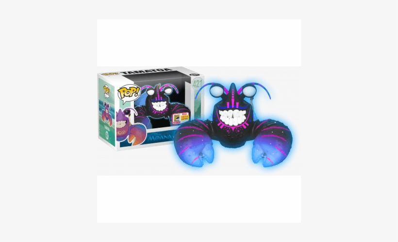Tamatoa Moana Sdcc 2018 Exclusive Funko Pop Vinyl - Funko Pop Tamatoa Glow In The Dark, transparent png