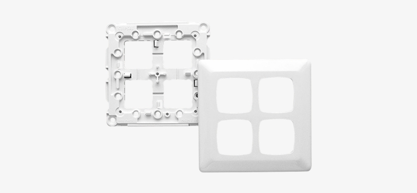 P2034/2vh Switch Grid Plate And Cover, 4 Gang, Large - Large Format, transparent png