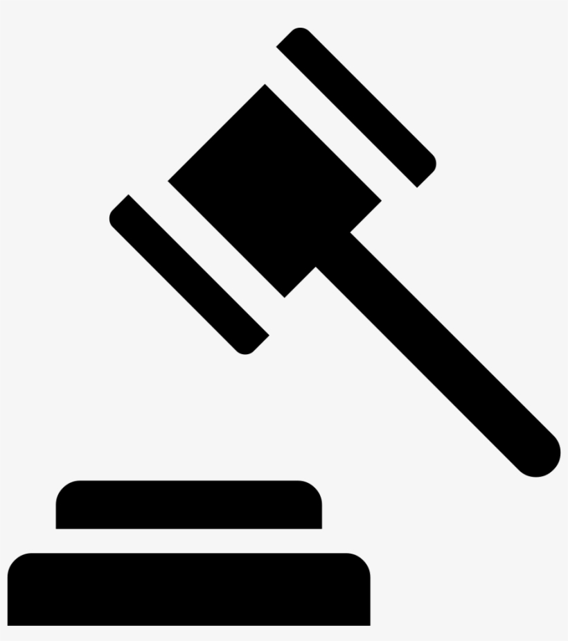 Auction Comments - White Auction Hammer Icon, transparent png