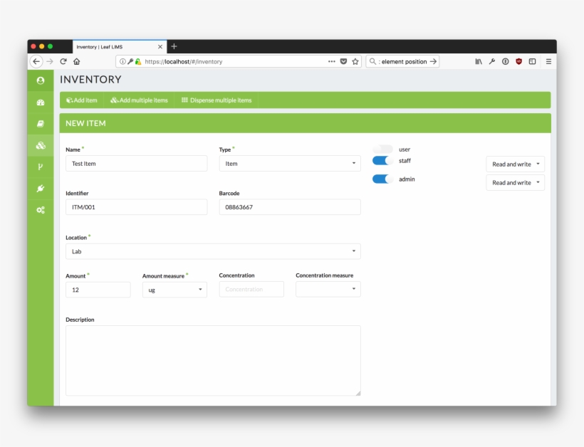 Single Item Inventory Import - Leaf Lims, transparent png