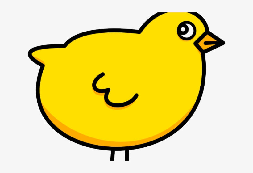 Baby Chicken Cartoon - Yellow Chicken Cartoon Png, transparent png