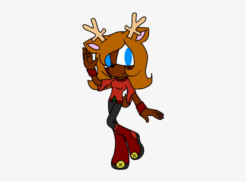 Christmas Adoptable Reindeer Auction Open By Misteria - Doctor Eggman, transparent png