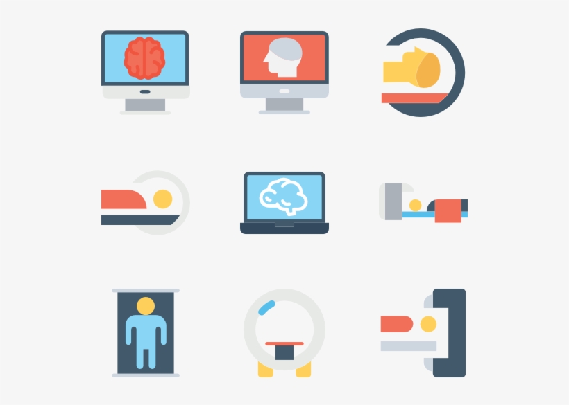 Ct Scan 16 Icons - Scanning Flat Icon, transparent png
