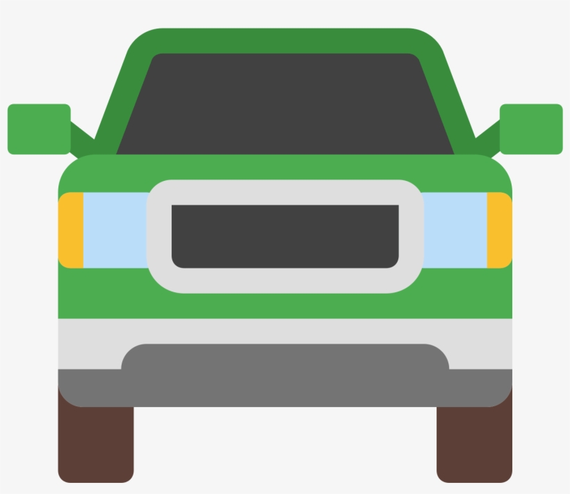 Pickup Front View Icon - Pickup Icon, transparent png