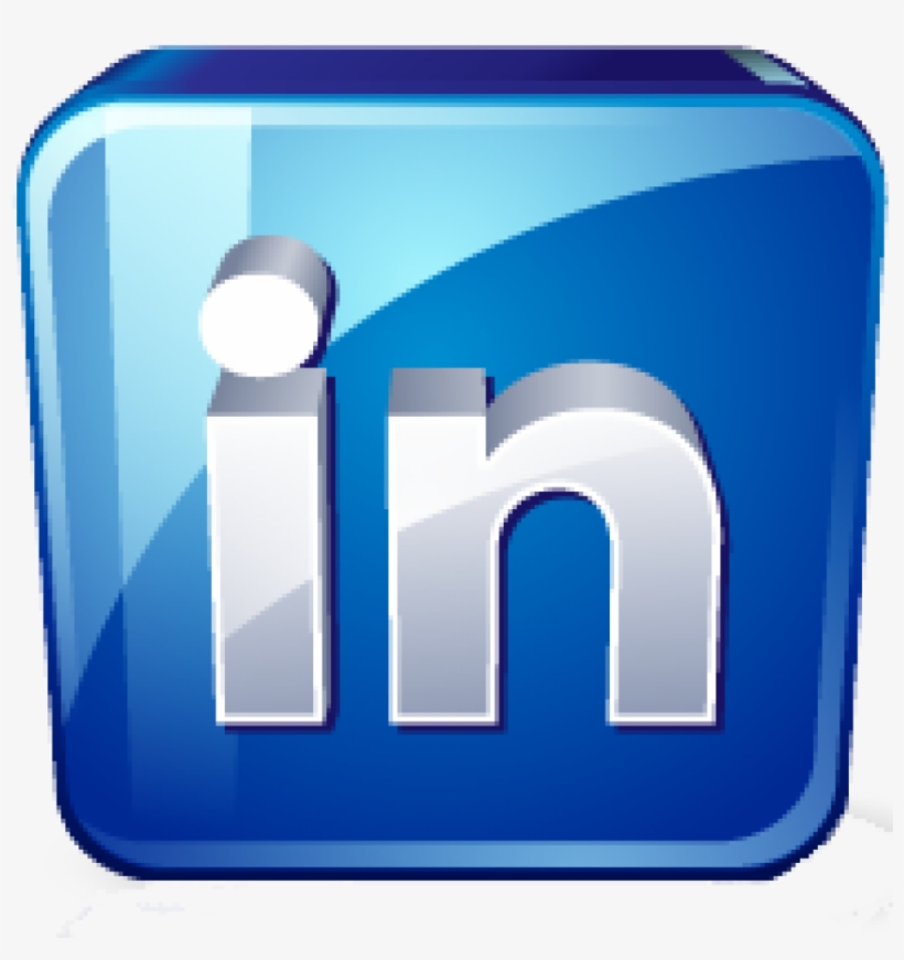 Free Linkedin Icon White Png - Linkedin Icon, transparent png