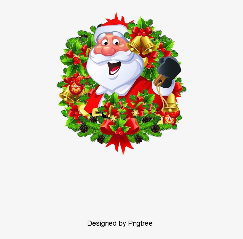 Santa Claus, Santa Clipart, Christmas Png And Psd - Merry Christmas Berries & Holly Shower Curtain, transparent png