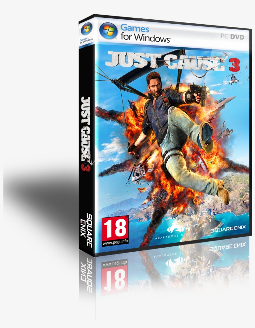 "just Cause 3" Pc Game Cover Inspiration @βεργίδης - Just Cause 3 (dvd-rom), transparent png