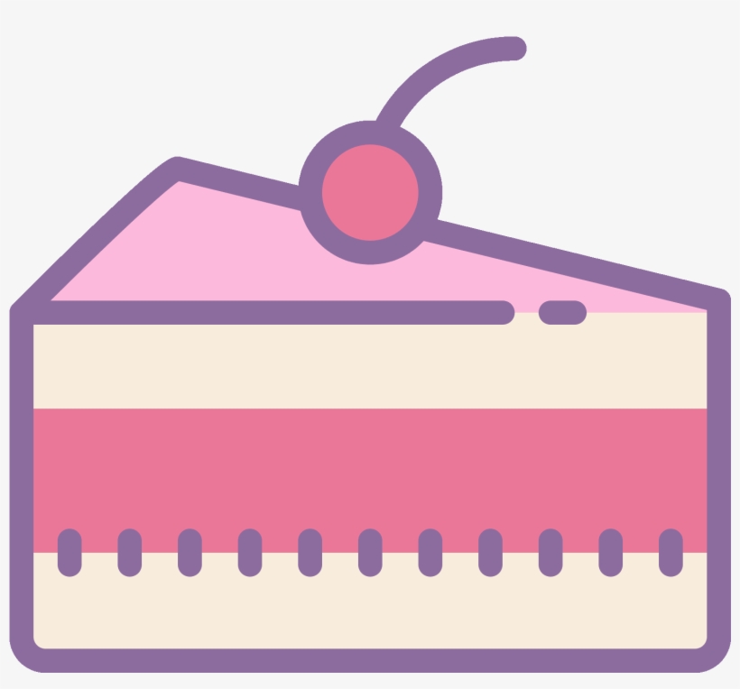 All Icons Are In The Flat Vector Style, However, Differ - Cake, transparent png
