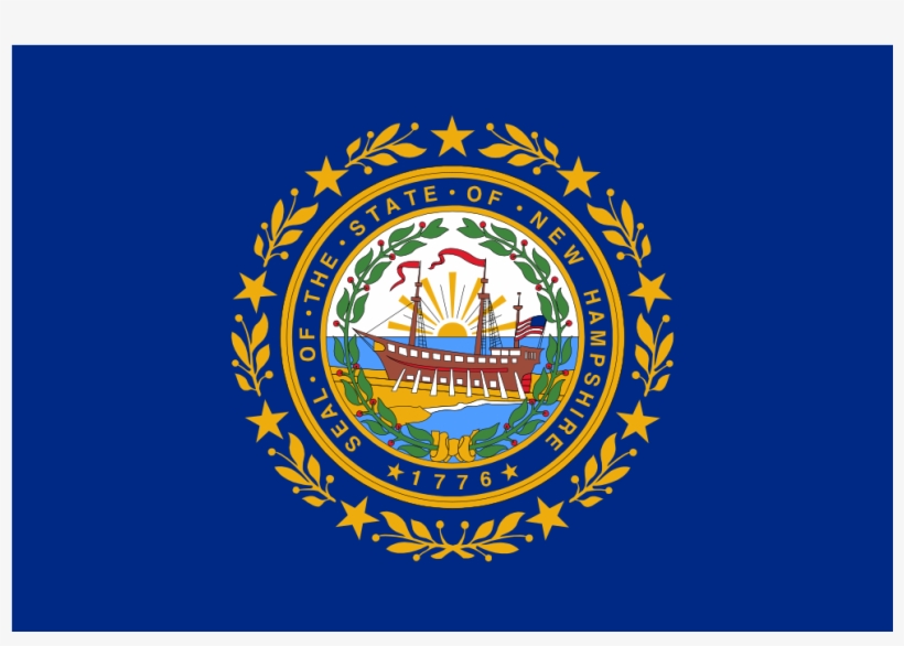 Download Svg Download Png - New Hampshire Flag, transparent png