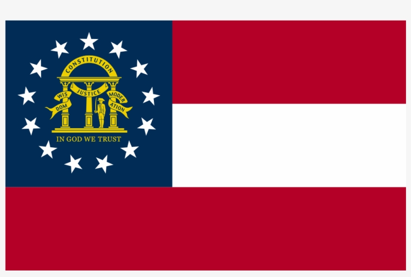 Download Svg Download Png - Georgia State Flag 2017, transparent png