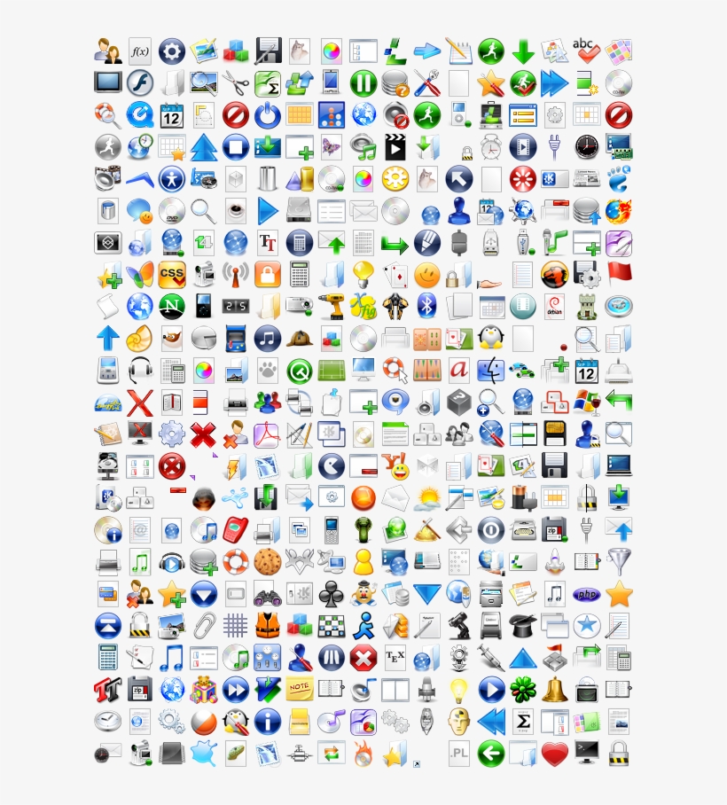 Download Transparent Crystal Project Icon Pack By Yellowicon - A4 ...