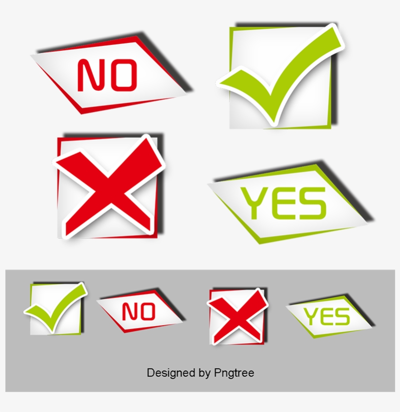 Checkmark Skewer Label Stickers Vector Material, Logo, transparent png