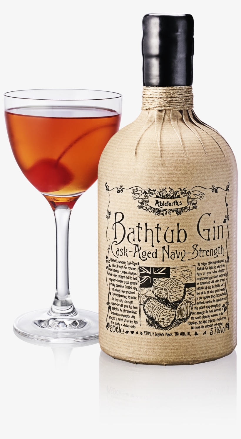 Bathtub Gin Cask Aged Navy Strength & Ginger Beer - Sazerac, transparent png