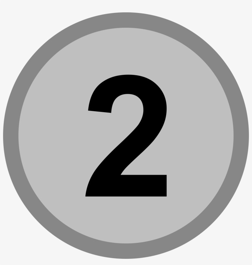 Free Icons Png - Number 2 Icon Png, transparent png