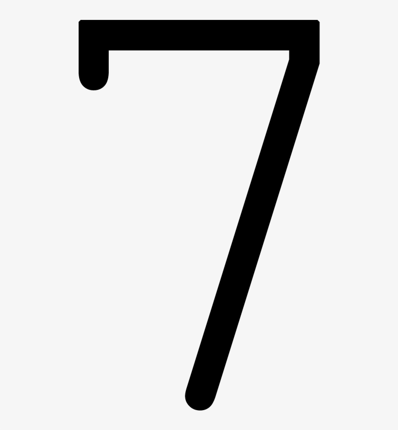 Number 7 Png - Hurdling, transparent png