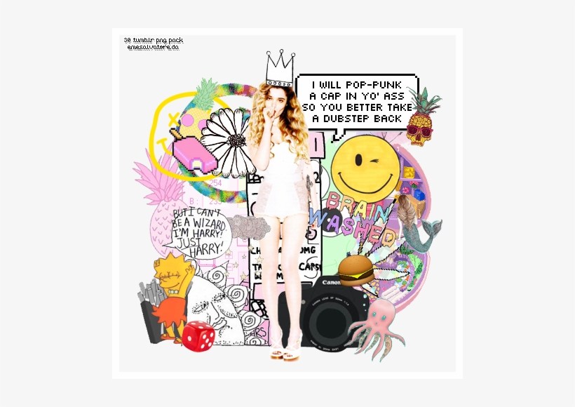 Tumblr Png Packs - Cartoon, transparent png