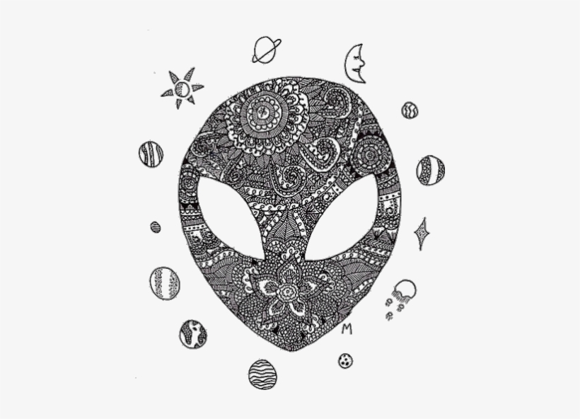 Alien Flores - Creepy Cute Alien T-shirts, transparent png
