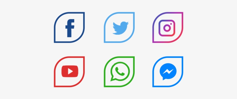 Icons, Facebook, Facebook Icon, Twitter Png And Psd - Meios De Comunicação Modernos, transparent png