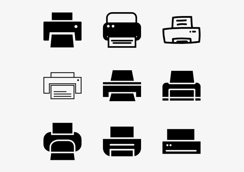 Printer - Printer Icon Png Flat, transparent png