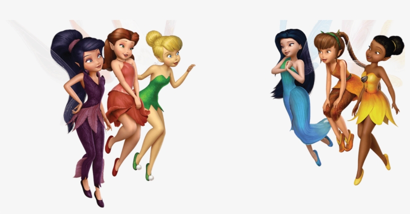 Free Tinkerbell And Friends Png - Fairies Disney, transparent png