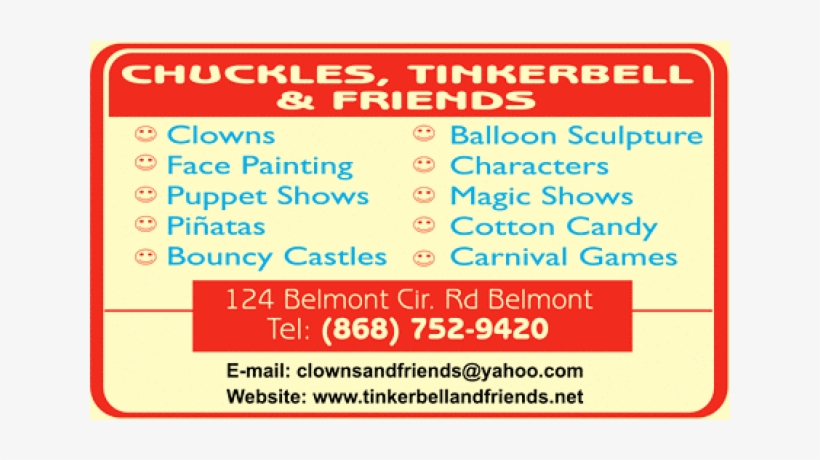 Chuckles Tinkerbell & Friends - Belmont, transparent png