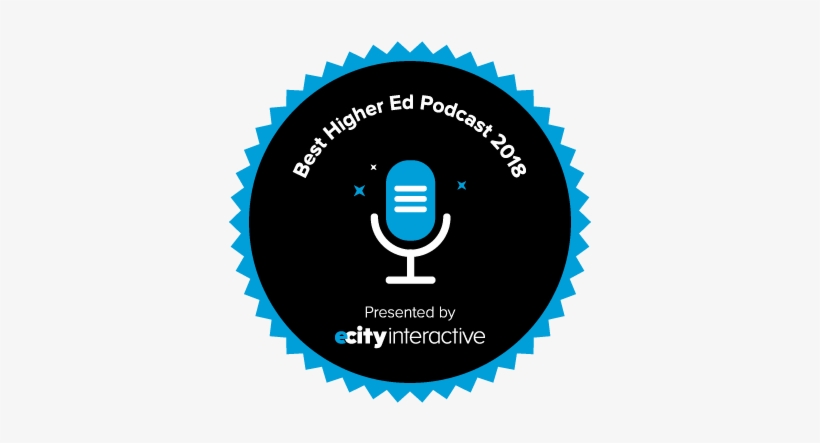 Best Higher Ed Podcast Badge Outline - Bicycle Cranks 3d Model, transparent png