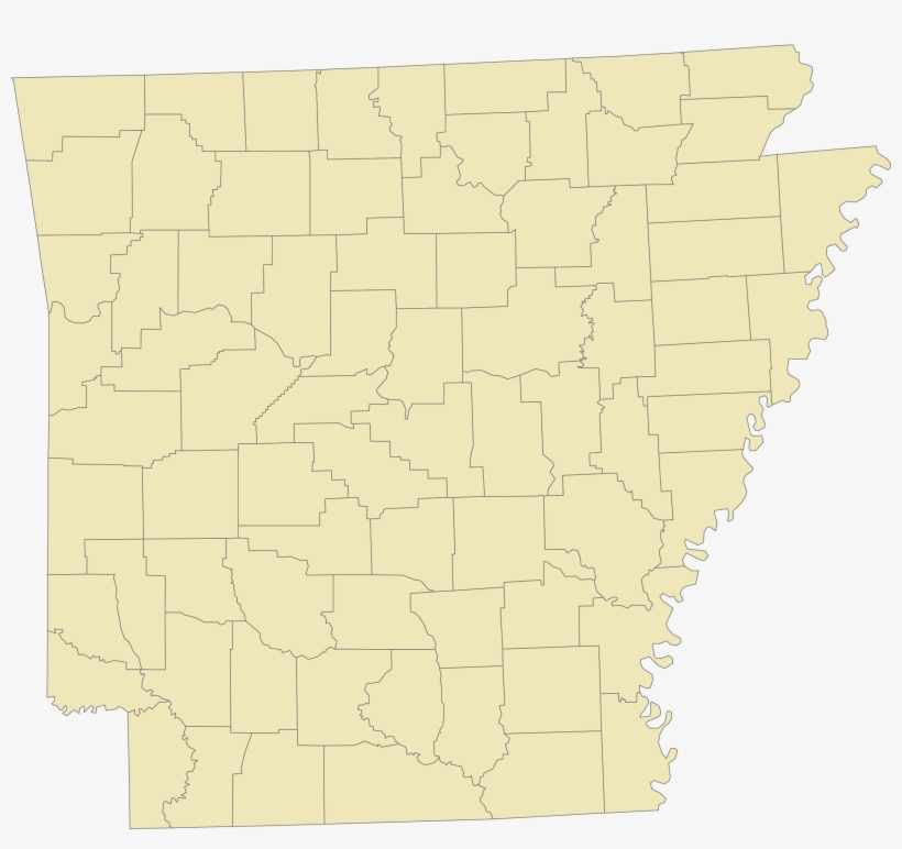 Conversion Therapy Bans - Arkansas Map Vector, transparent png