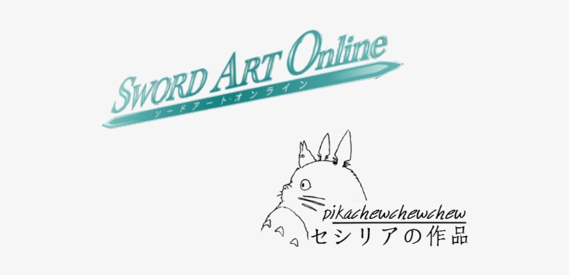 Sao Title Render By Pikachewchewchew On Deviant - Sword Art Online, transparent png