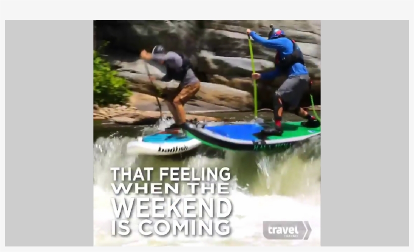 Whitewater Paddleboarding On The Travel Channel - Stand Up Paddle Surfing, transparent png