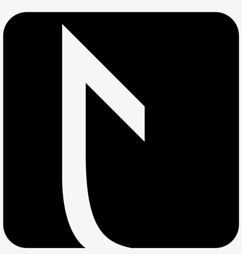 There Is A Square With Rounded Corners - Sign, transparent png