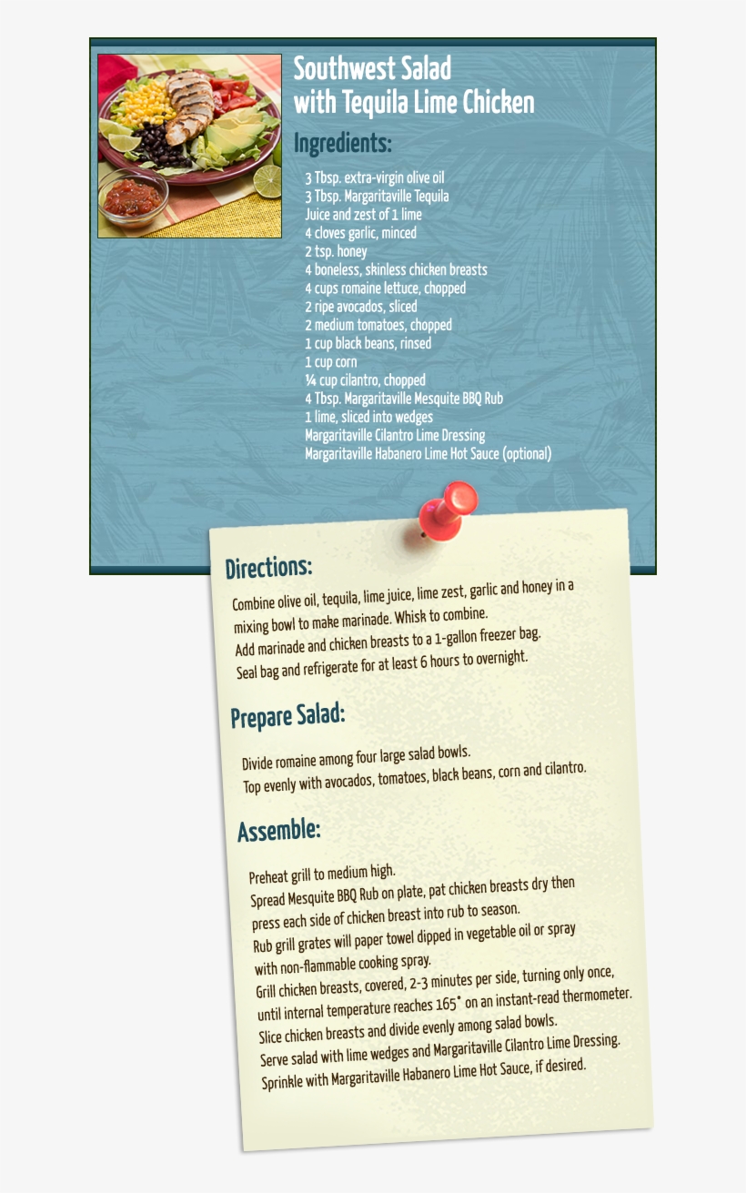 Southwest Chicken Salad - Brochure, transparent png
