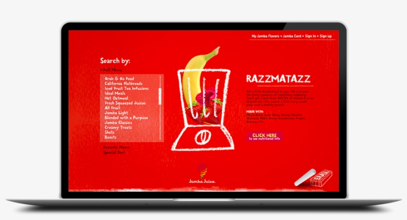Lrxd Helped Jamba Juice Attain 100,000 Buy One Get - Display Device, transparent png