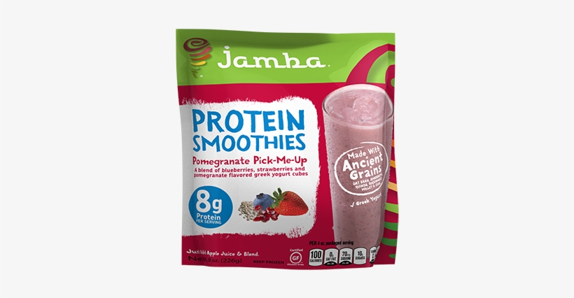 Jamba At Home Smoothies Pomegranate Pick Me Up - Jamba Juice Smoothies, Protein, Pomegranate Pick-me-up, transparent png
