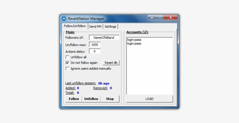 Reverbnation Manager Follow - Formatfactory, transparent png