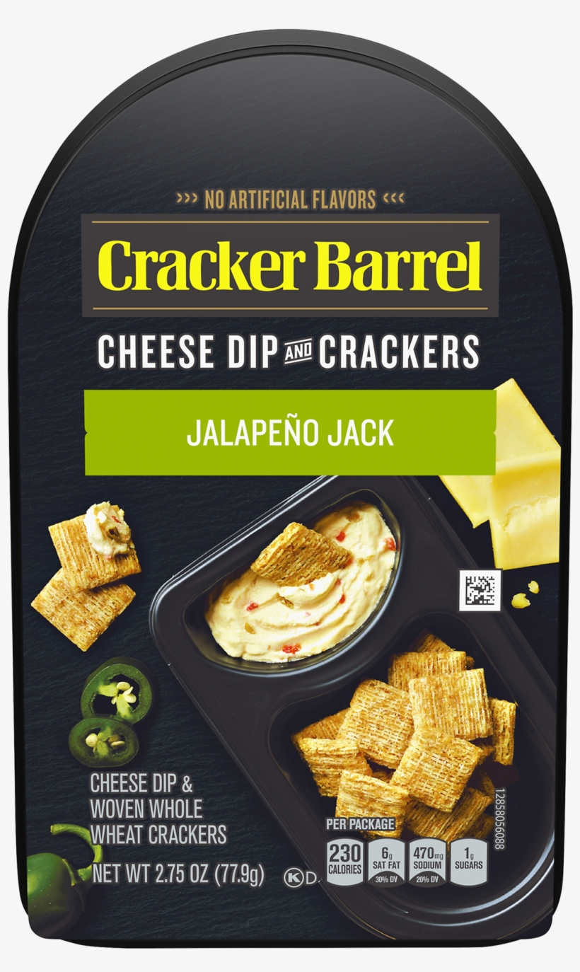 Cracker Barrel Cheese Dip & Crackers Jalapeno Jack, Cracker Barrel