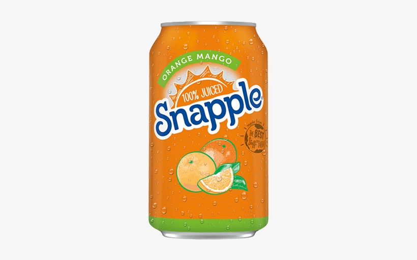 Snapple 100% Juiced Orange Mango - Snapple Kiwi Strawberry 6 Pack, transparent png