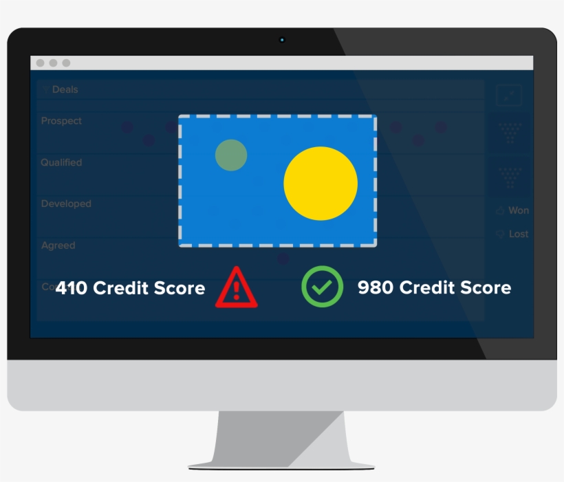 Prospects Experian Credit Score Experian Credit Score - Led-backlit Lcd Display, transparent png