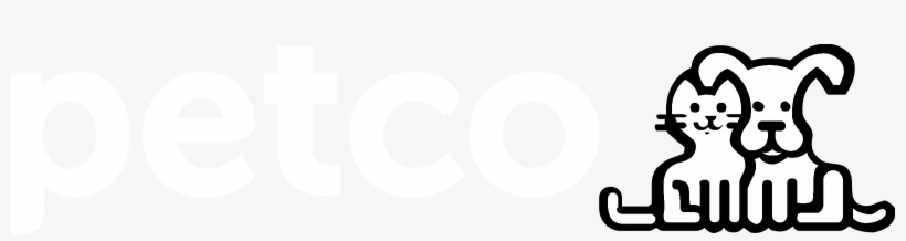 Petco Logo Black And White - Petco, transparent png