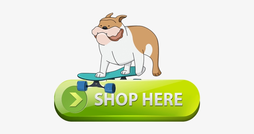 Shop Now Petco - Bulldog Riding A Skateboard And Smiling Dog Puppy Cartoon, transparent png