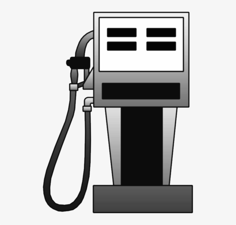 Gas Pump Large Bw - Gas Pump Clip Art Png, transparent png