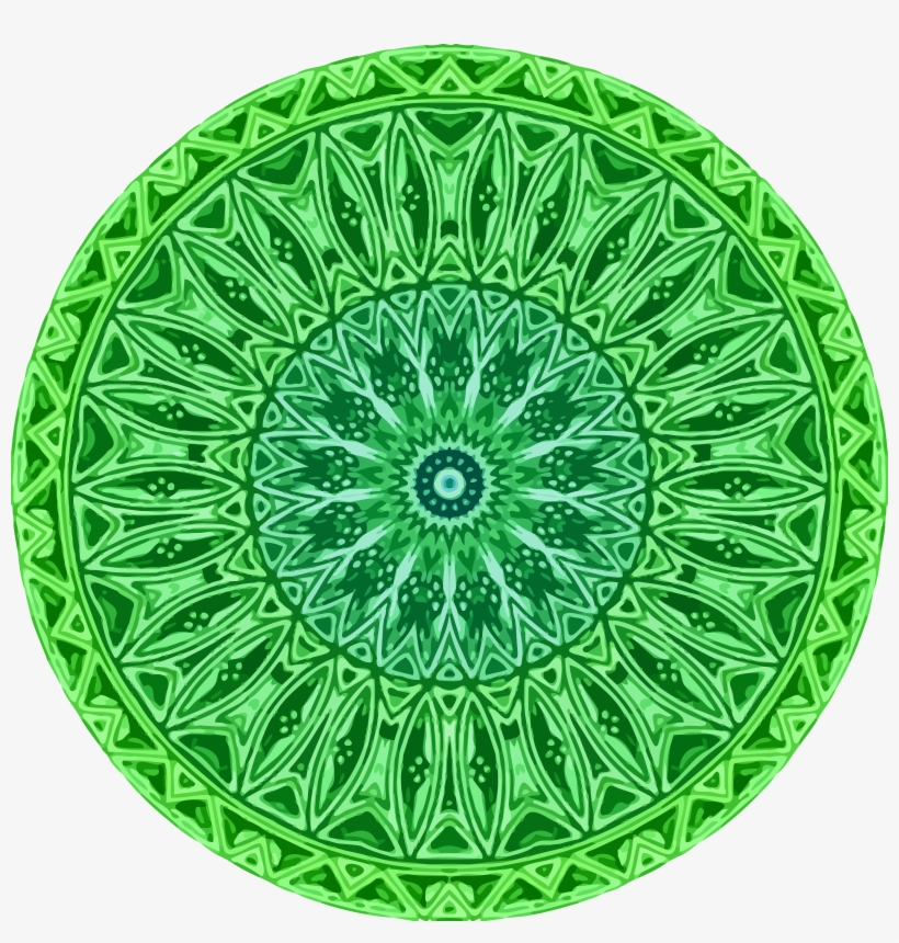 Big Image - Transparent Green Circle Design, transparent png