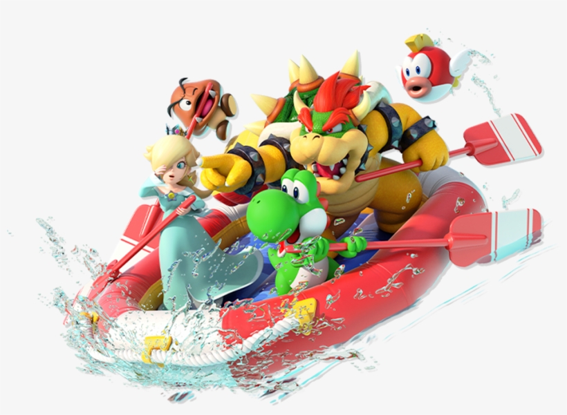 Super Mario Party Comes Out On October 5th Worldwide - Super Mario Party Raft, transparent png