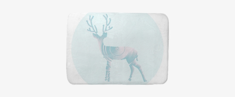 Vector Deer With Horns - Elk, transparent png
