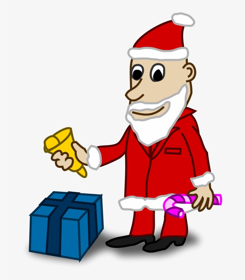 Comic Santa Svg Clip Arts 468 X 599 Px, transparent png