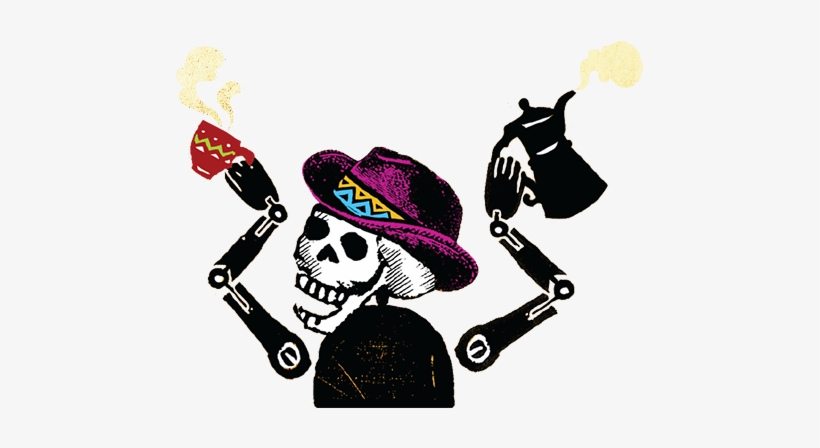 Skelton Cut From Bag Cover 469wide - Just Coffee Cooperative, transparent png