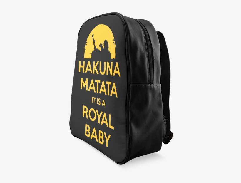 The Lion King Print Leather School Bag Unisex Travel - Backpack, transparent png
