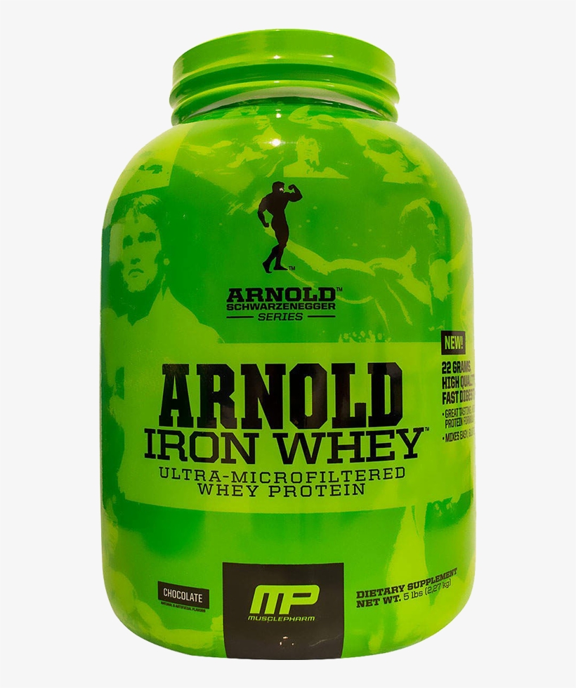 Arnold Series Iron Whey 5 Lb - Arnold Iron Whey - Chocolate - 5lbs, transparent png